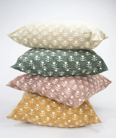 Didi - Tulip Block Print Pillow