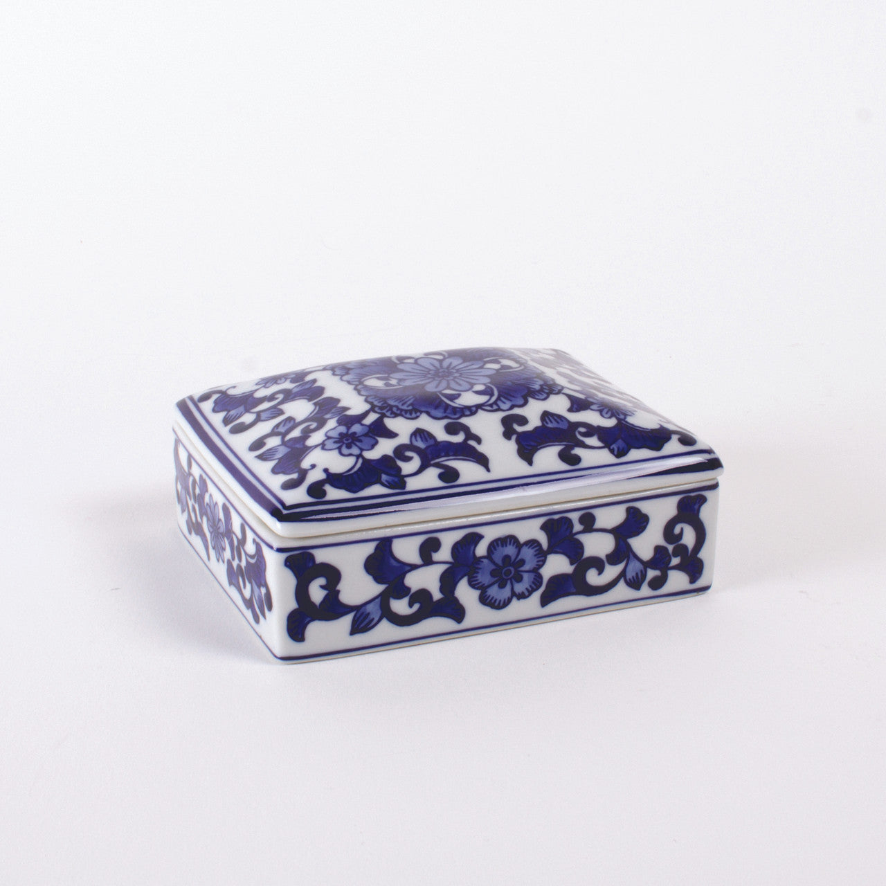 Blue Chinoiserie Trinket Box