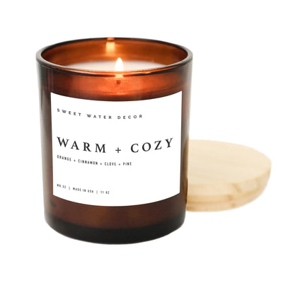 Sweet Water Warm and Cozy Soy Candle