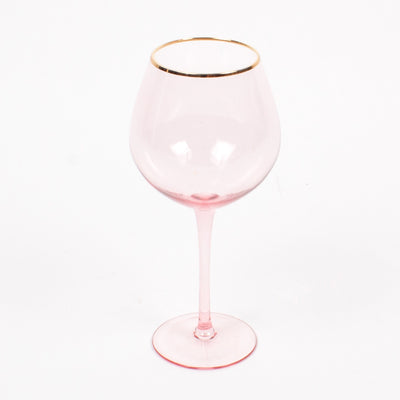 Light Pink Wine Glass